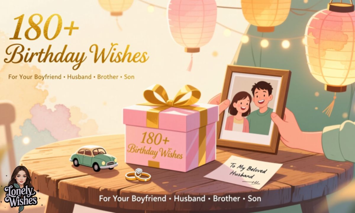 180+ Birthday Wishes For Your Boyfriend • Husband • Brother • Son