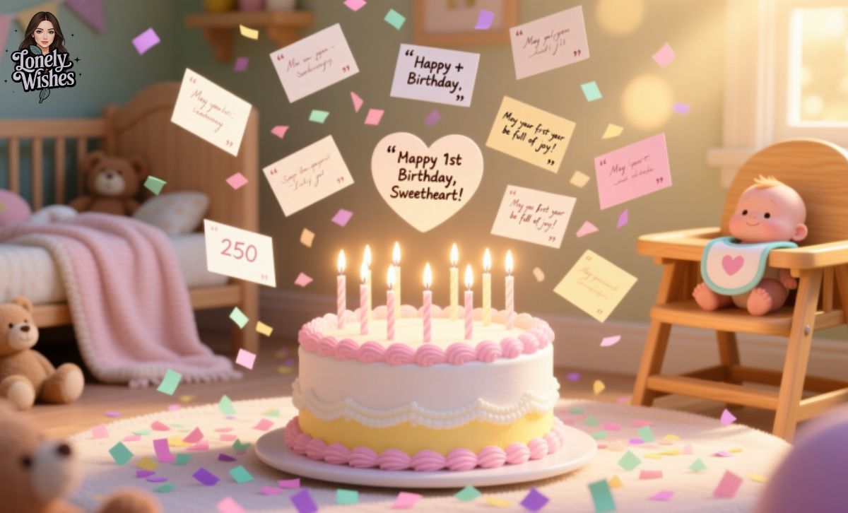250+ 1st Birthday Wishes Making the First Milestone Memorable