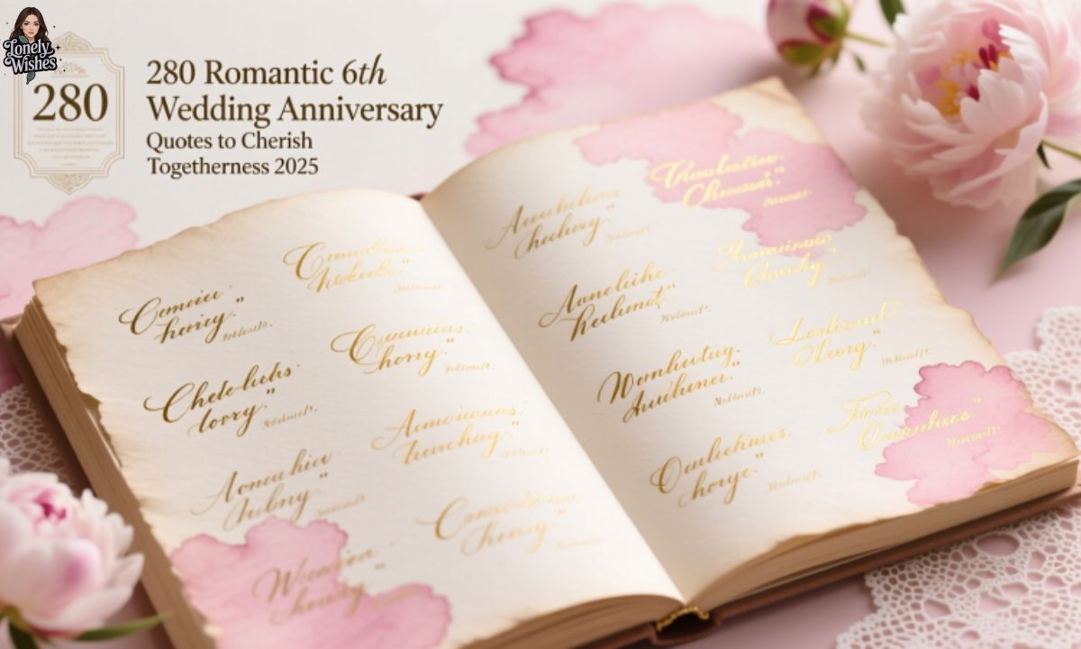 280 Romantic 6th Wedding Anniversary Quotes to Cherish Togetherness 2025
