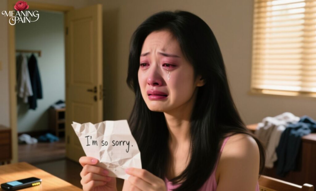 Emotional Sorry Message