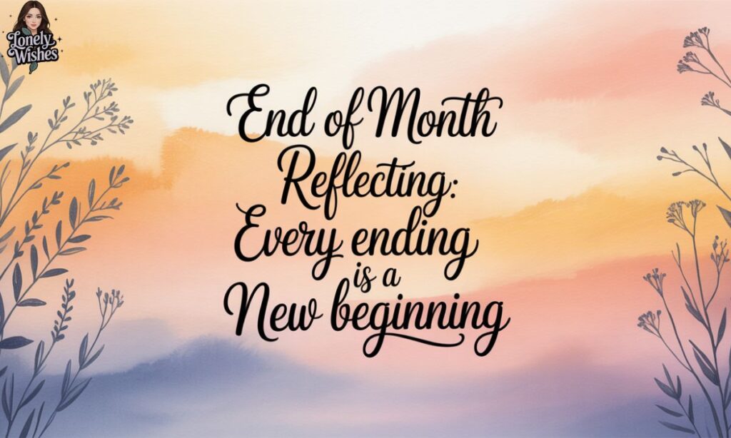 End of Month Quotes