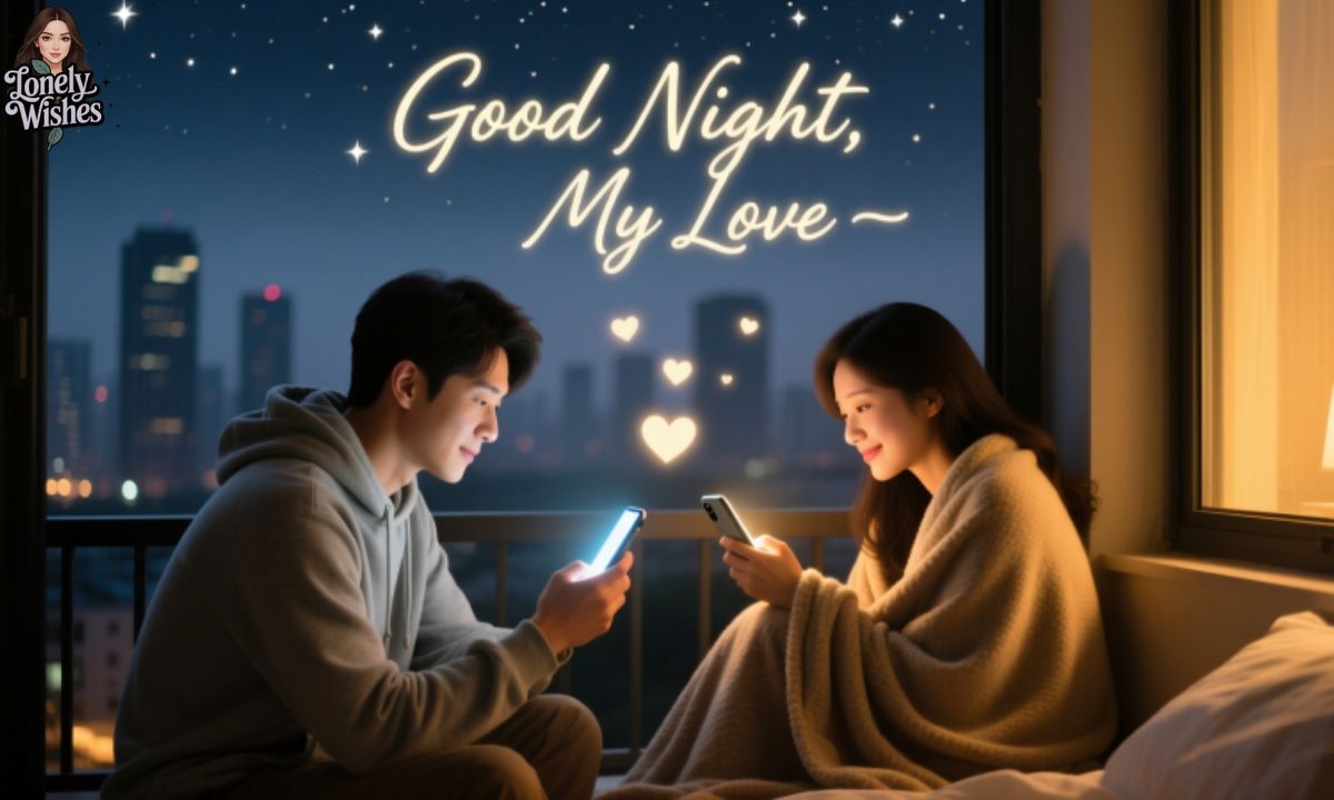 150+ Heartfelt & Romantic Good Night Messages for Long Distance Relationships