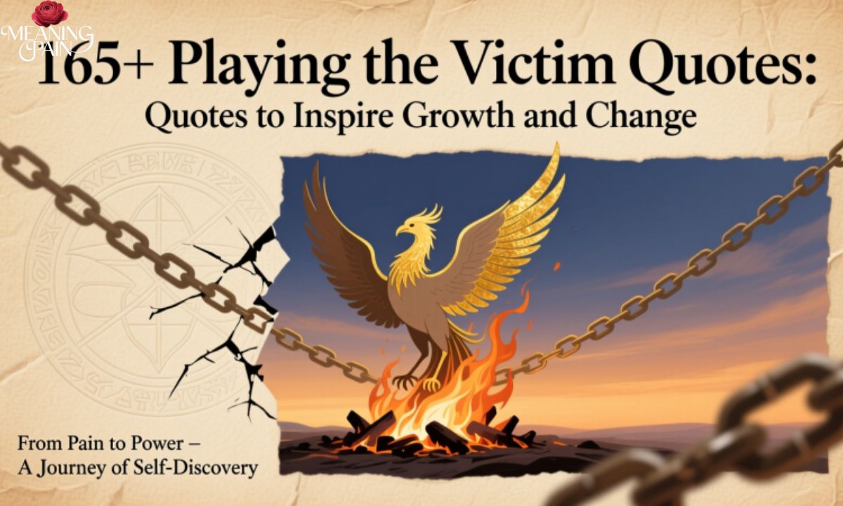 165+ Playing The Victim Quotes: Quotes To Inspire Growth And Change