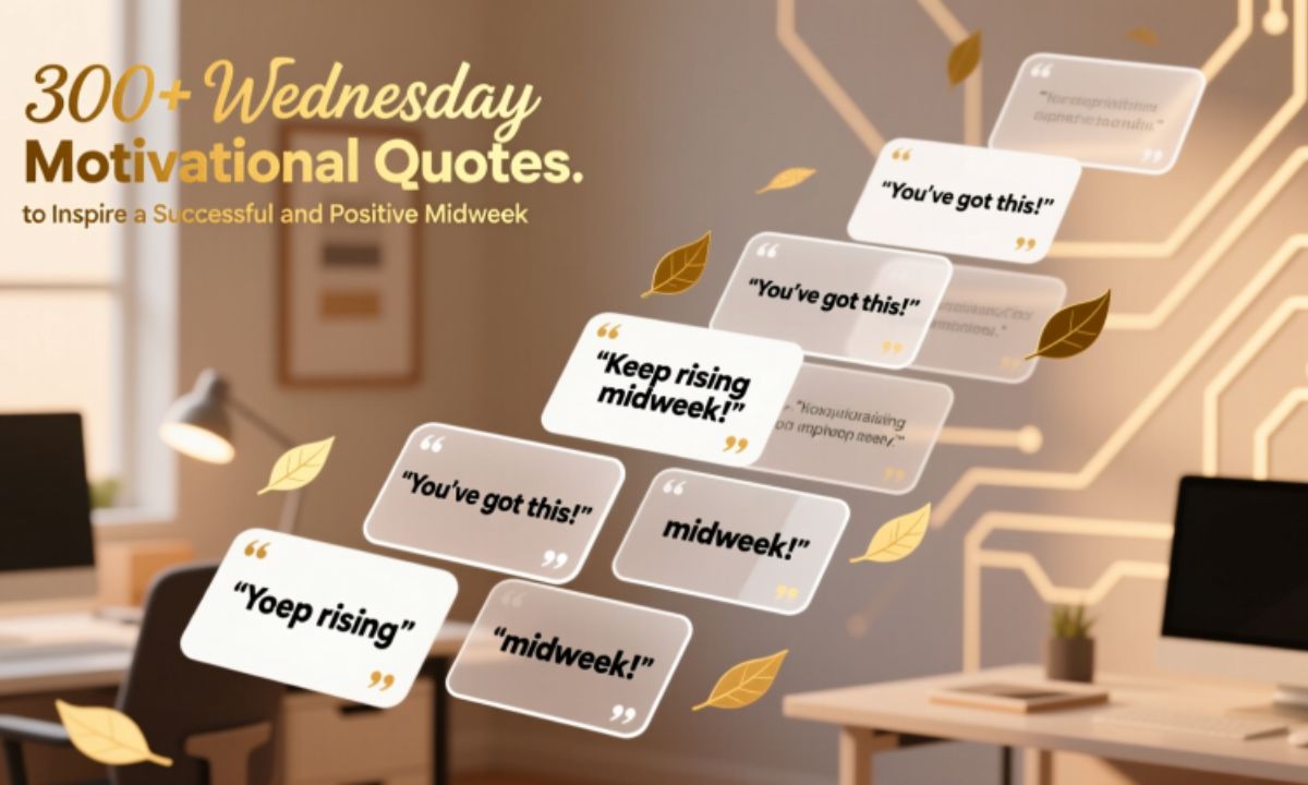 300+ Wednesday Motivational Quotes to Inspire a Successful and Positive Midweek