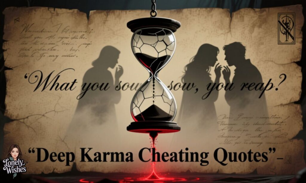 Deep Karma Cheating Quotes