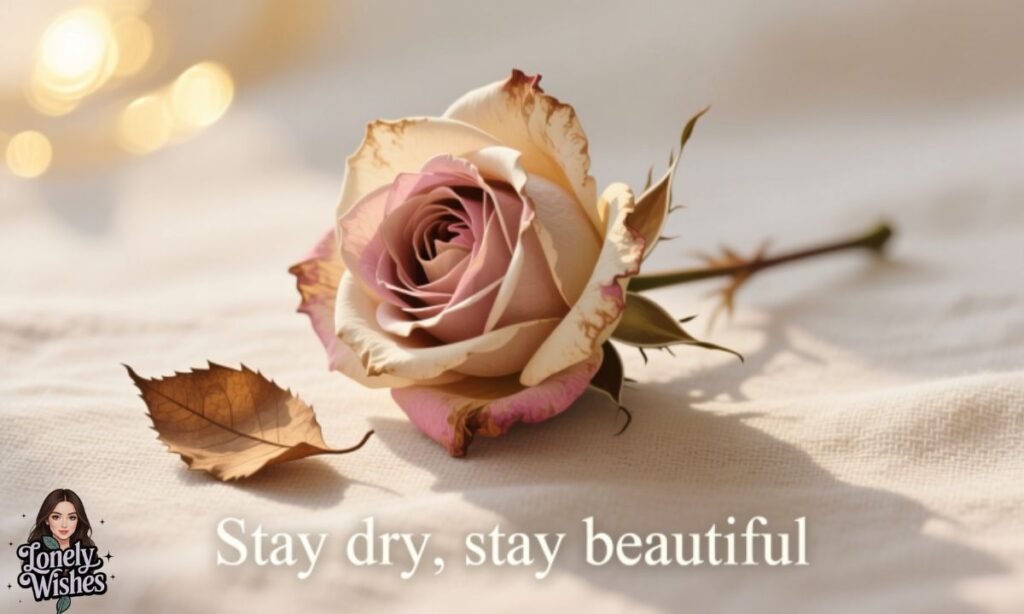 Dry Rose Instagram Quotes