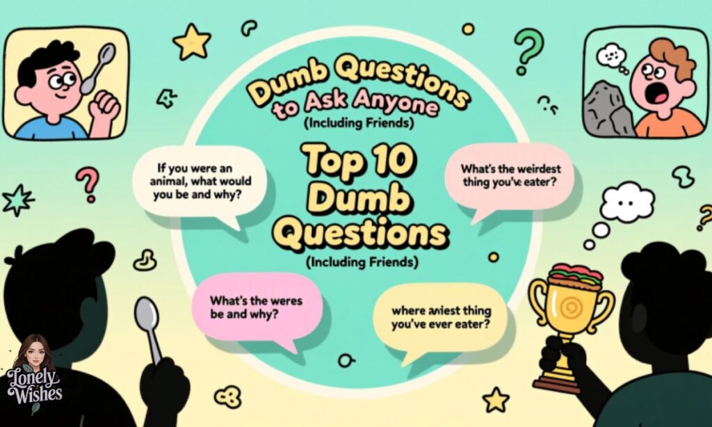 Dumb Questions to Ask Anyone Including Friends