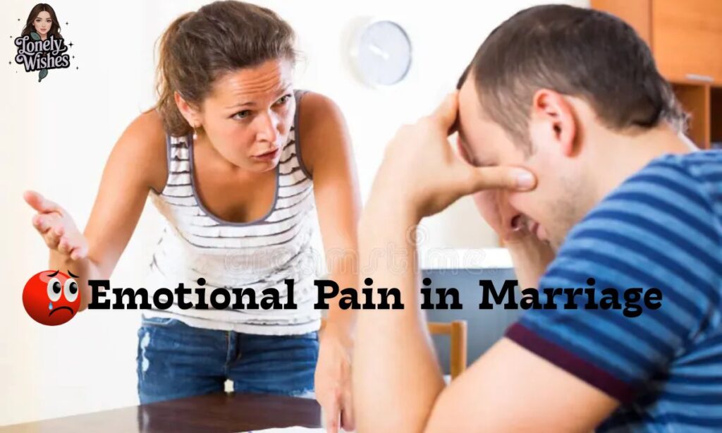 Emotional Pain in Marriage
