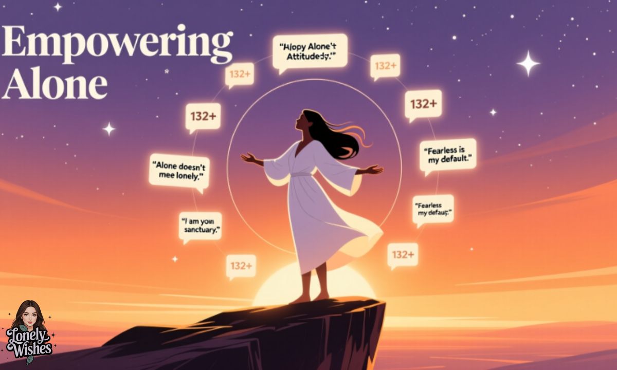 Empowering Alone: 132+ Happy Alone Attitude Quotes to Inspire Your Fearless Journey