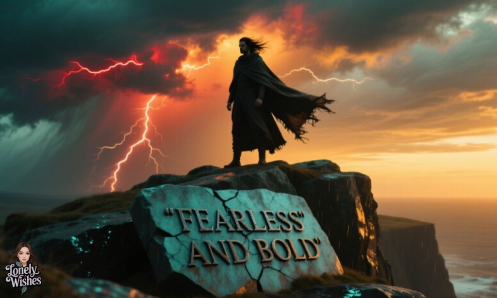 Fearless and Bold Alone Quotes