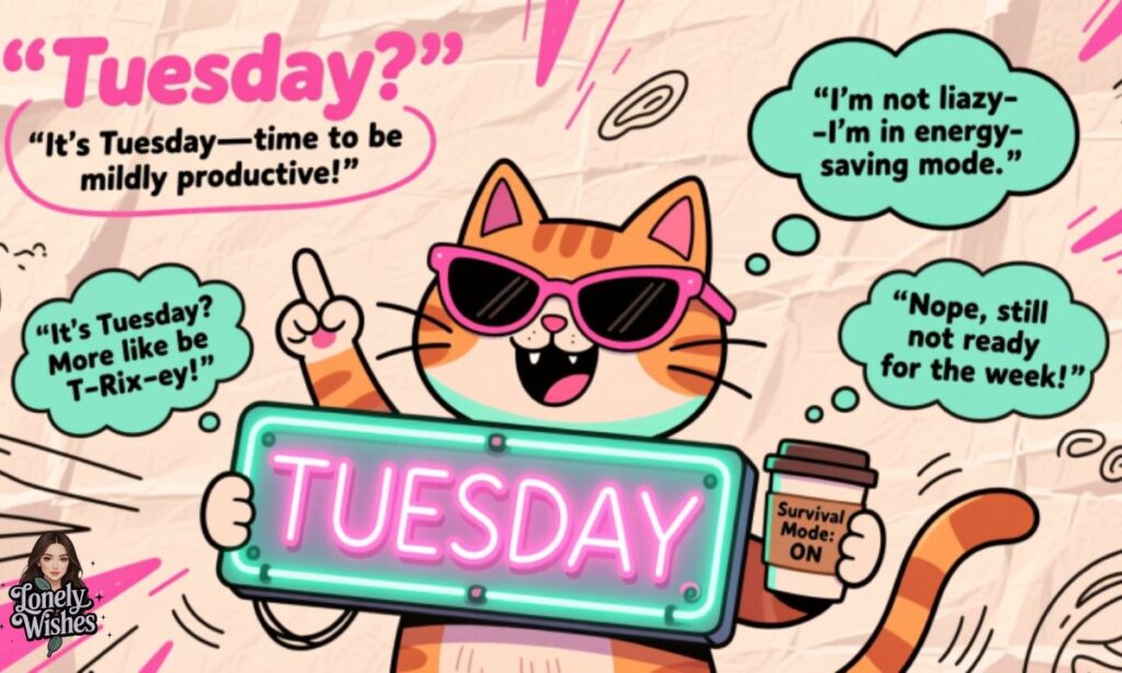 Funny & Creative Tuesday Quotes