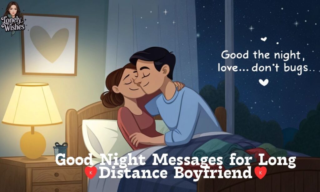 Good Night Messages for Long Distance Boyfriend
