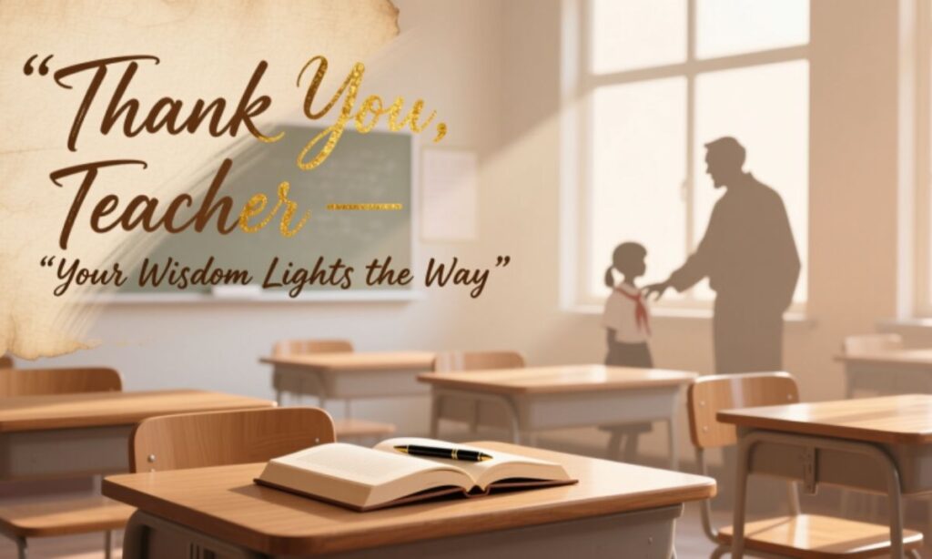 Gratitude Quotes for Teachers and Mentors