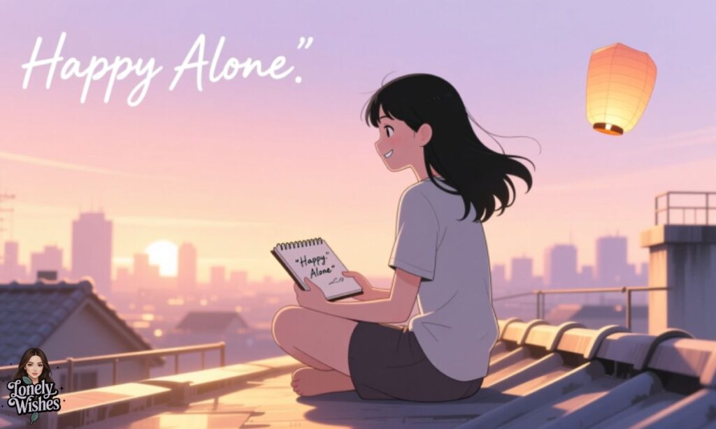 Happy Alone Attitude Quotes