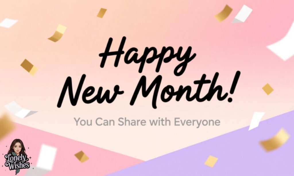 Happy New Month Quotes You Can Share with Everyone