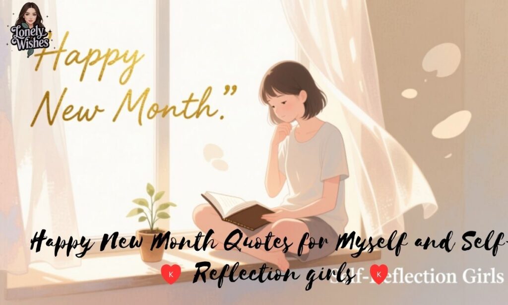 Happy New Month Quotes for Myself and Self-Reflection girls