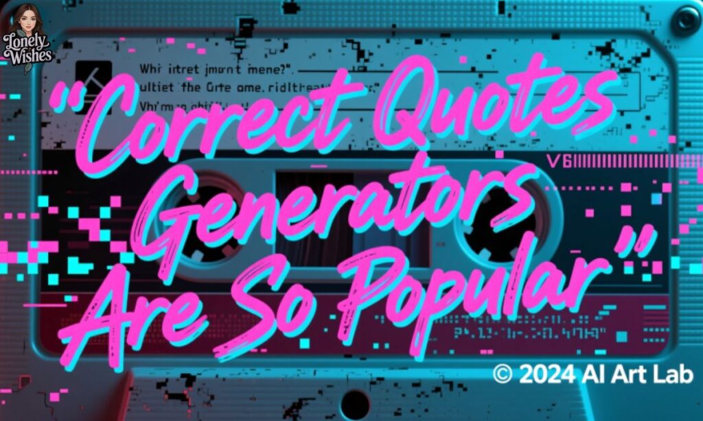 Incorrect Quotes Generators Are So Popular