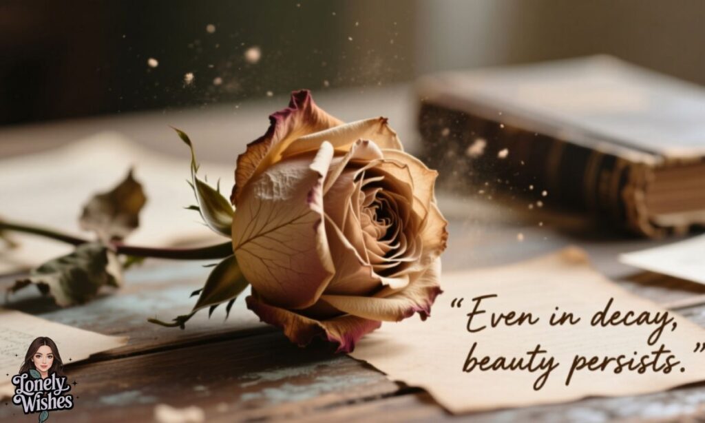 Inspirational Dry Rose Quotes