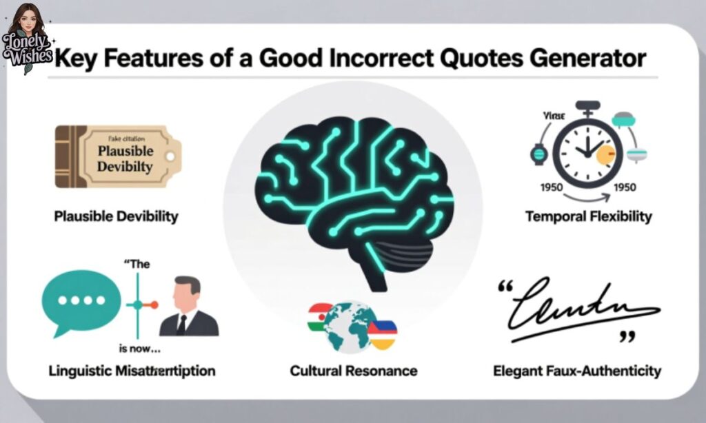 Key Features of a Good Incorrect Quotes Generator