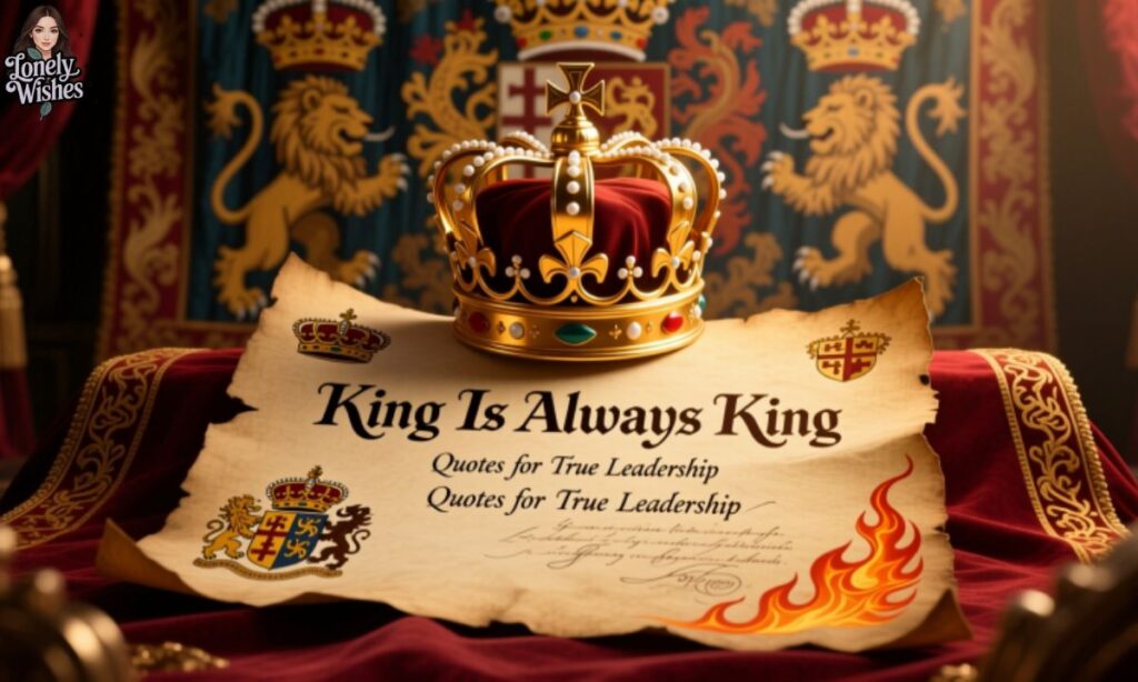 King Is Always King Quotes for True Leadership