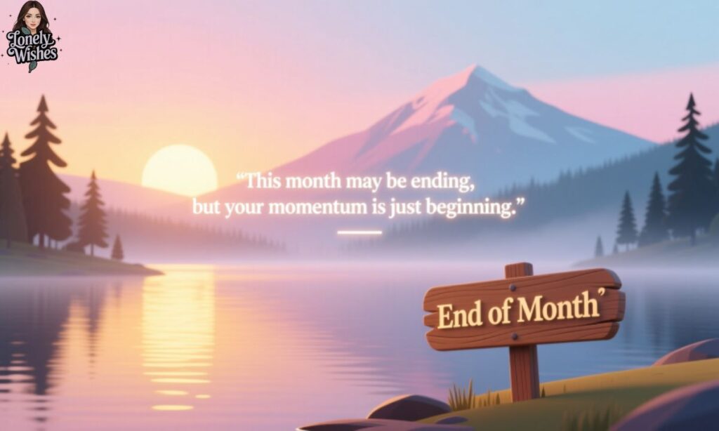Motivational End Month Quotes