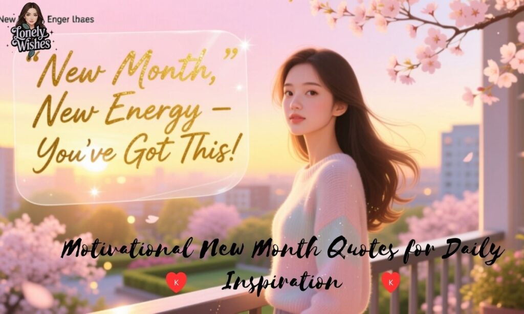 Motivational New Month Quotes for Daily Inspiration