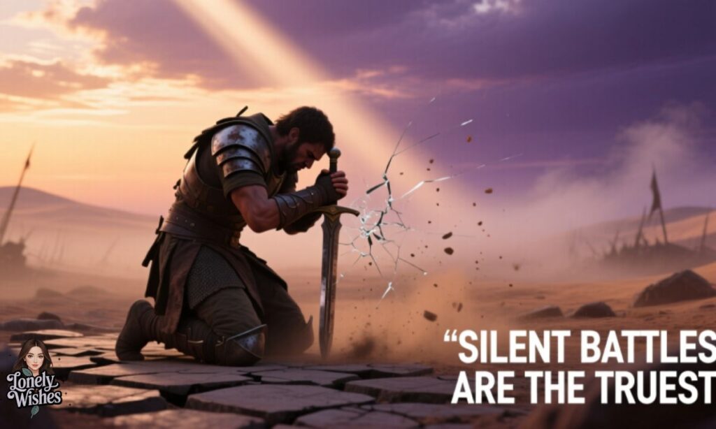Motivational Silent Battles Quotes