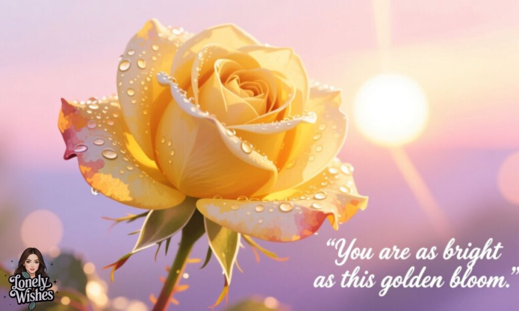 Positive Yellow Rose Quotes