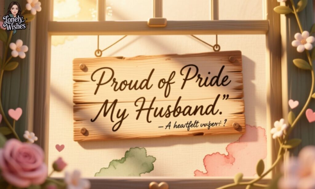 Proud of My Husband Quotes