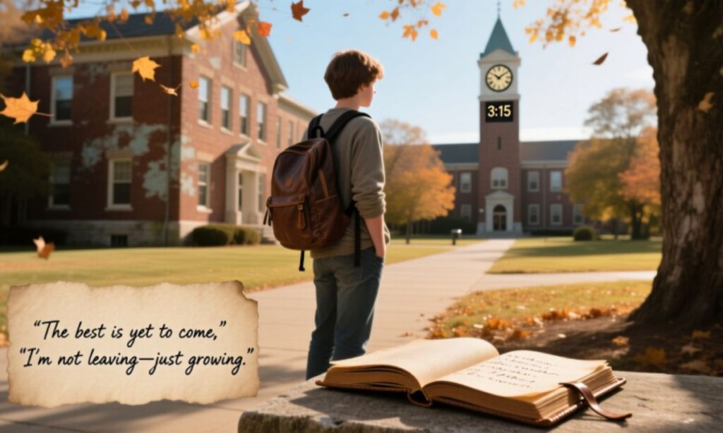 Quotes About Leaving College Life Behind