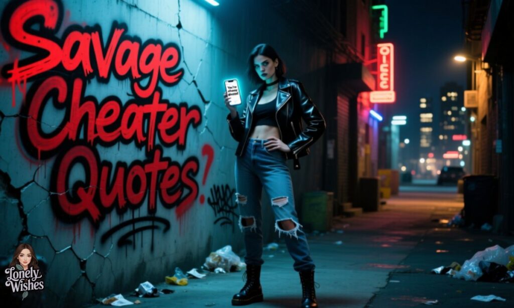 Savage Cheater Quotes