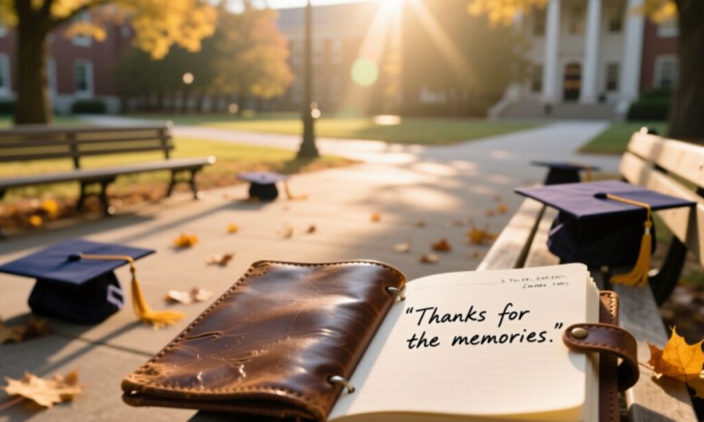 Short Last Day of College Captions