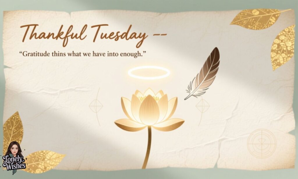 Spiritual & Thankful Tuesday Quotes