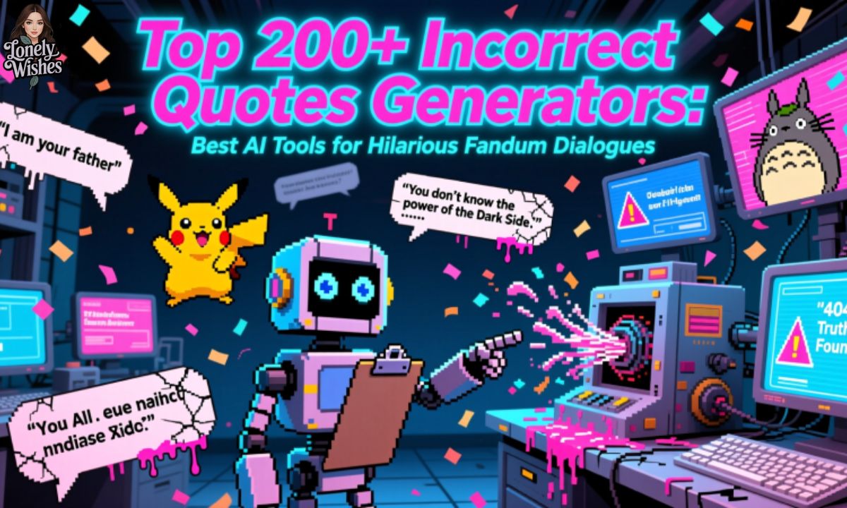 Top 200+ Incorrect Quotes Generators: Best AI Tools for Hilarious Fandom Dialogues