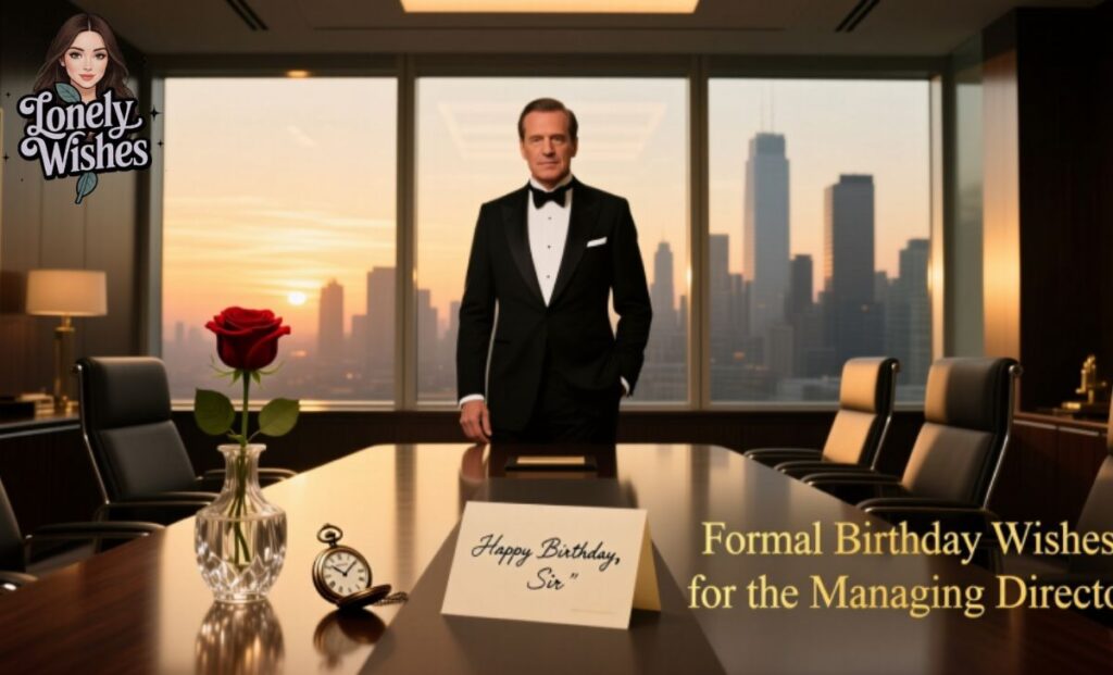 Formal Birthday Wishes for the Managing Director