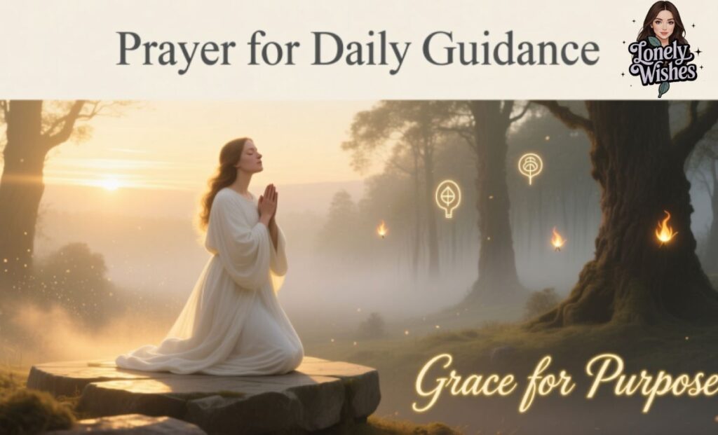 Grace for Purpose Prayer for Daily Guidance