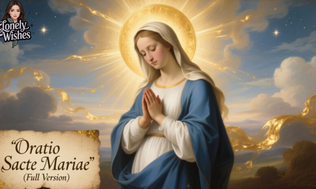 Holy Mary Prayer Full Version