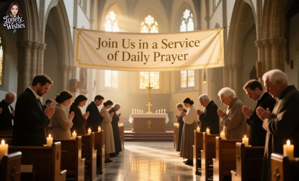 Join Us in a Service of Daily Prayer