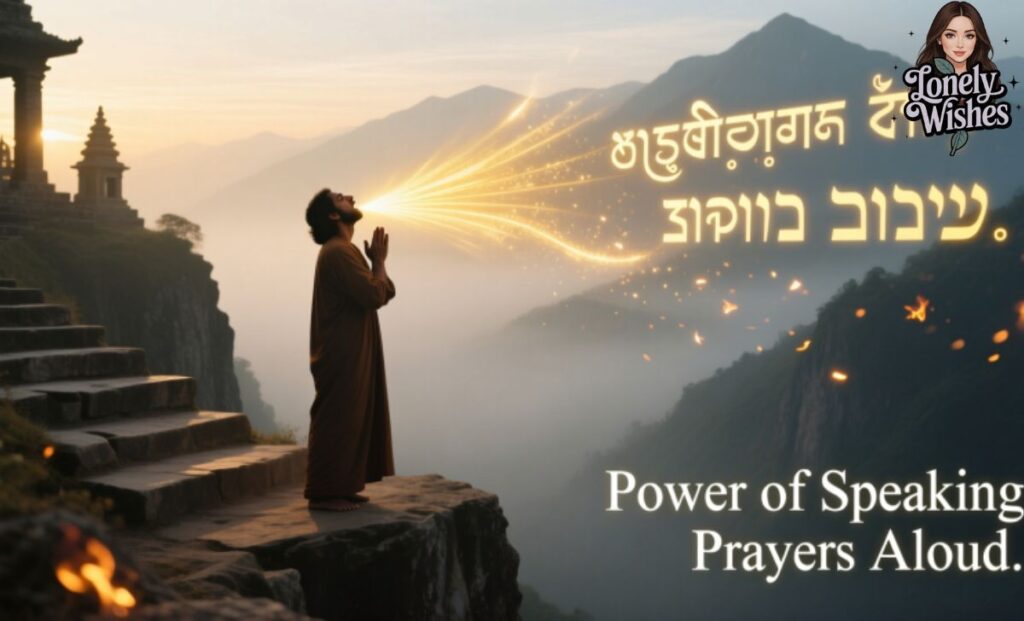 Power of Speaking Prayers Aloud