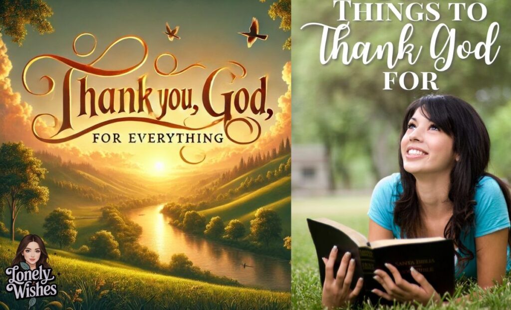 Top Reasons to Be Thankful to God Every Day