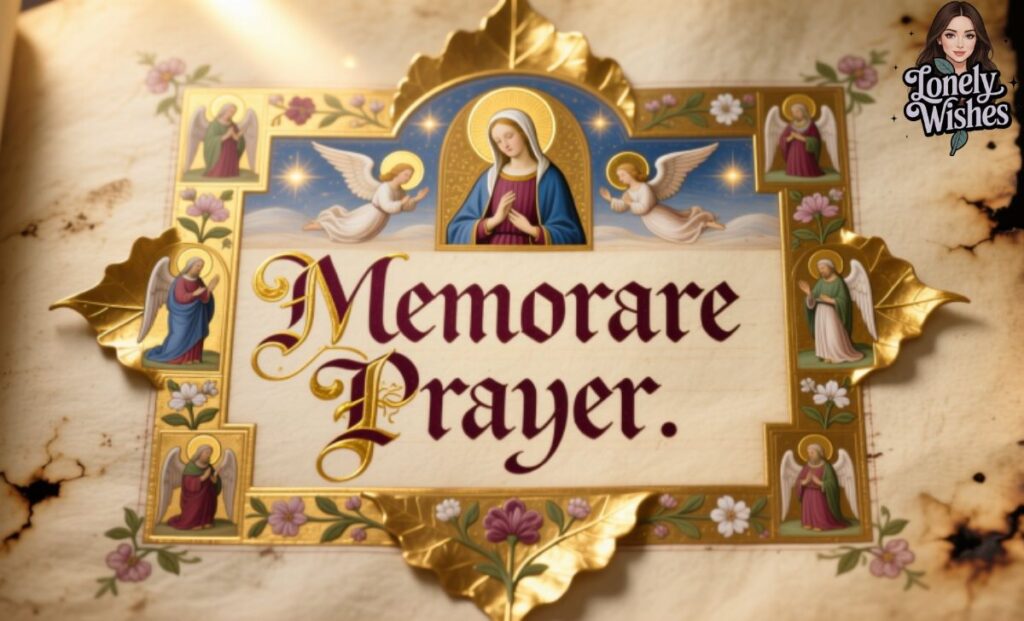 Words of the Memorare Prayer